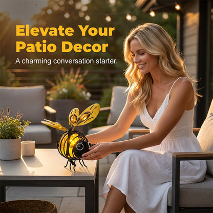 ⏰🔥LIMITED TIME 50% OFF!🔥50K+ SOLD! Hanging Solar Bee Light – Warm Amber Glow, Flicker-Free, Perfect for Garden Parties, Camping, or Kids’ Rooms – Spread Joy Day and Night 🌞🌜