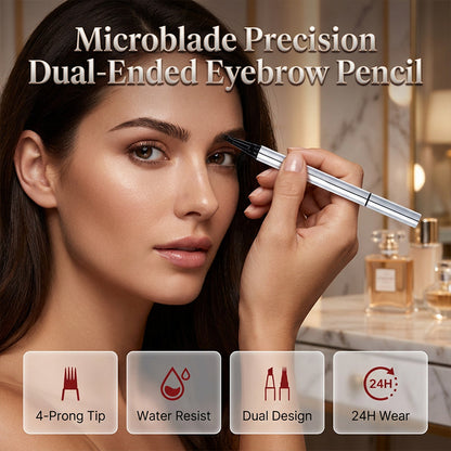 💗Hot Sale 50% OFF🌸Dual-Ended Waterproof Microblading Eyebrow Pencil