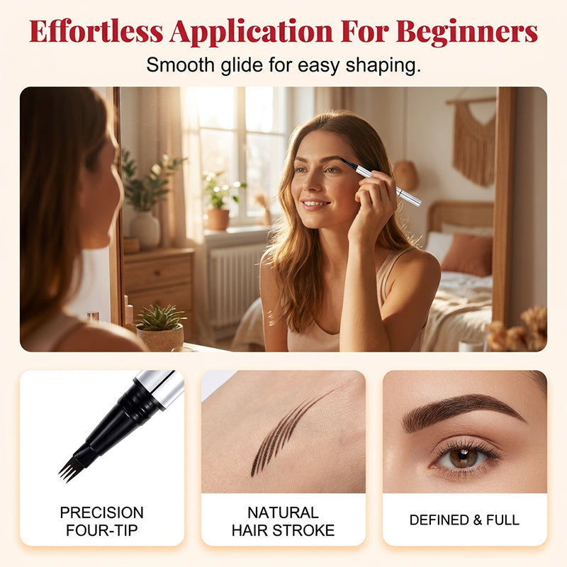💗Hot Sale 50% OFF🌸Dual-Ended Waterproof Microblading Eyebrow Pencil