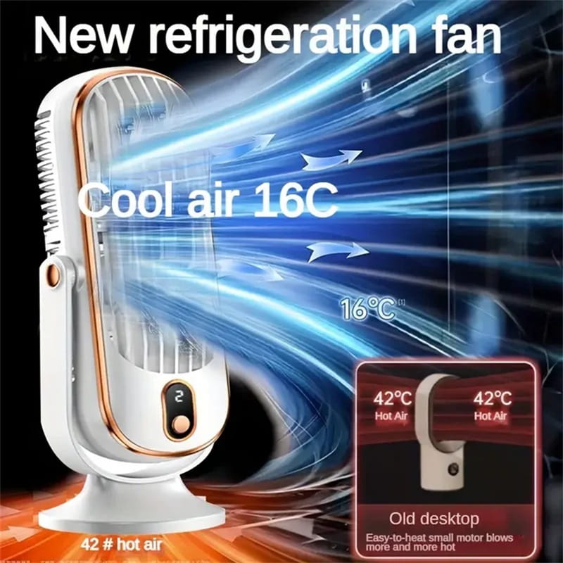 ⏰Limited Hot Sales - 50% OFF🔥Portable Desktop Air Conditioner Fan with 5 Wind Speed