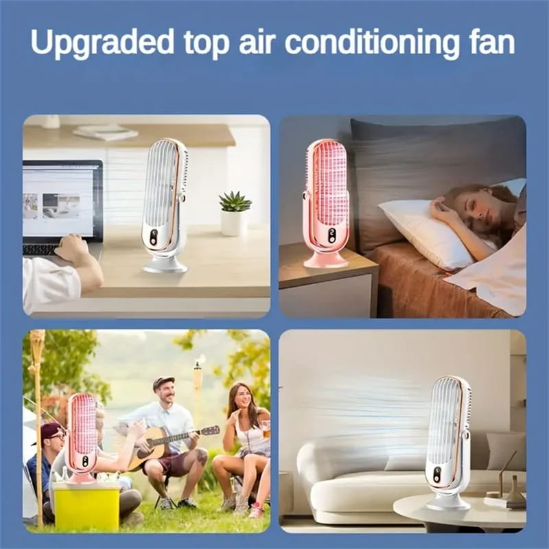⏰Limited Hot Sales - 50% OFF🔥Portable Desktop Air Conditioner Fan with 5 Wind Speed