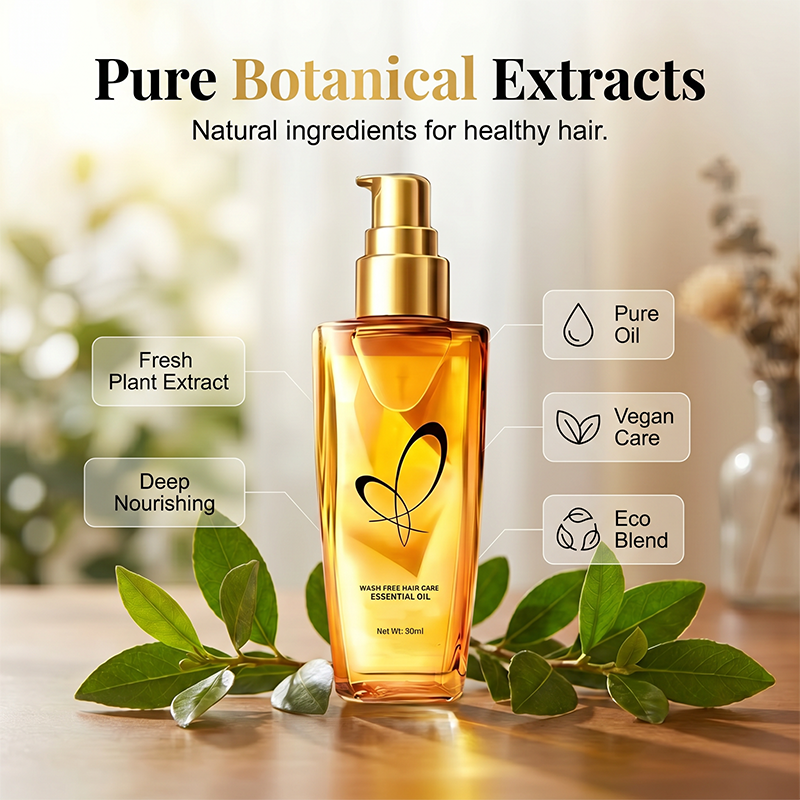 🔥LAST DAY 50% OFF🔥Wash-Free Hair Care Essential Oil