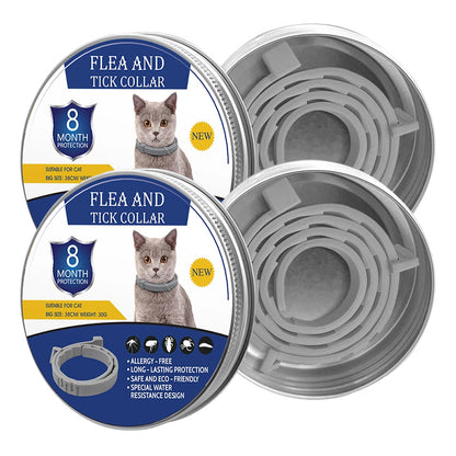 🔥Hot Sale 49% Off🔥Adjustable Flea & Tick Collars for Dogs & Cats