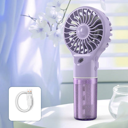 🥳2026 HOT SALE🥳💞50K+ SOLD!🧊✨Portable Handheld Mist Cooling Fan
