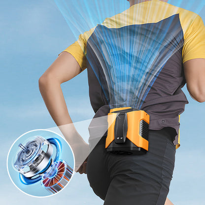🔥LAST DAY 50% OFF🔥6000mAh Multifuntion Waist Fan with 100 Speeds & Flashlight