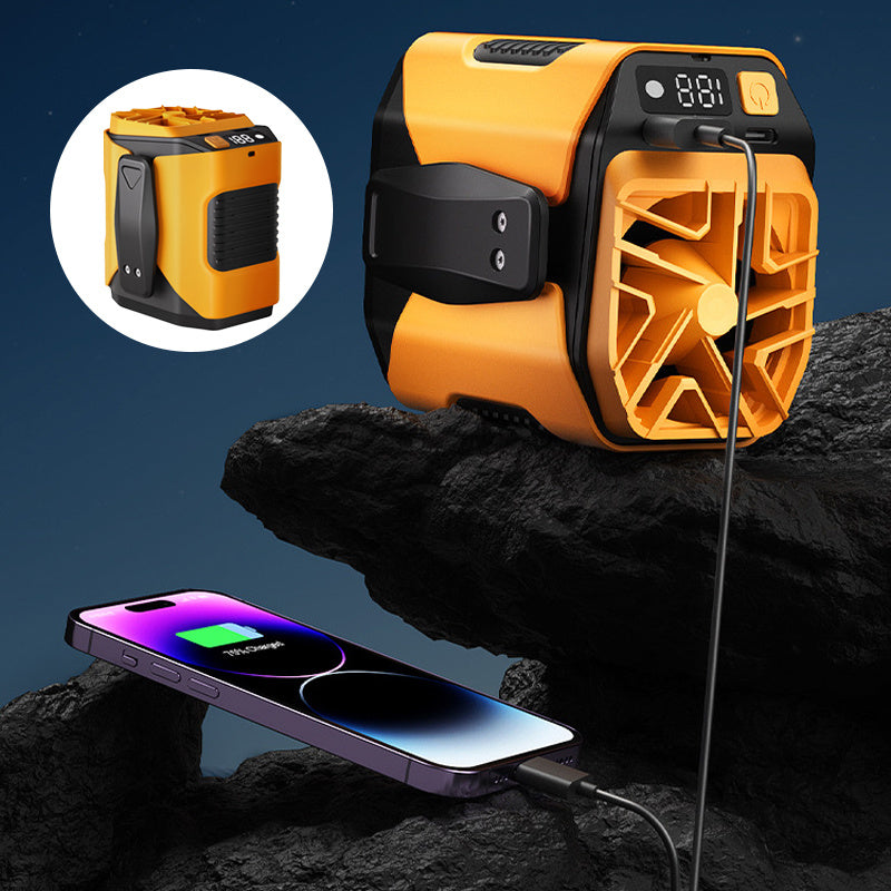 🔥LAST DAY 50% OFF🔥6000mAh Multifuntion Waist Fan with 100 Speeds & Flashlight