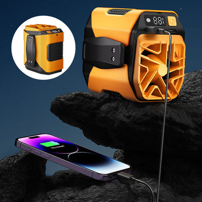 🔥LAST DAY 50% OFF🔥6000mAh Multifuntion Waist Fan with 100 Speeds & Flashlight