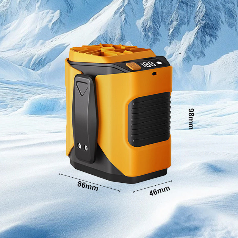 🔥LAST DAY 50% OFF🔥6000mAh Multifuntion Waist Fan with 100 Speeds & Flashlight