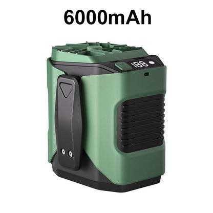 🔥LAST DAY 50% OFF🔥6000mAh Multifuntion Waist Fan with 100 Speeds & Flashlight
