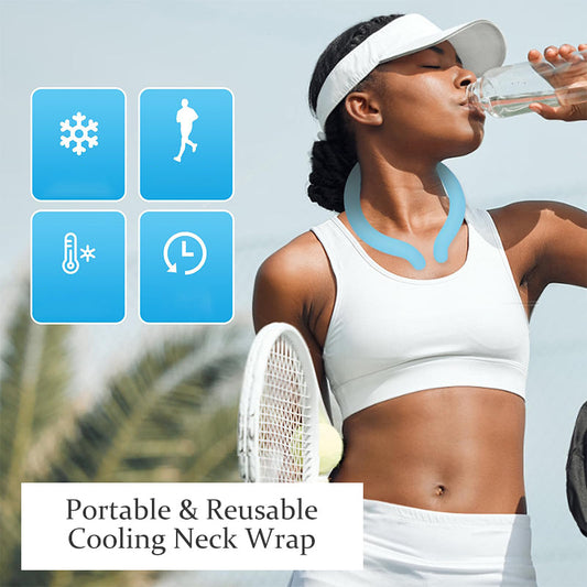 ⏰Limited Sale 50% OFF!!🎄50K+ SOLD! 🎁🎉Portable Reusable Cooling Neck Wrap