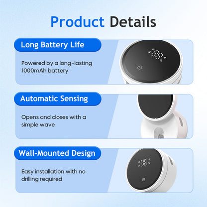 💎 LIMITED-TIME 50% OFF! ✨Wall-Mounted UV Sterilizer Smart Toothbrush Holder
