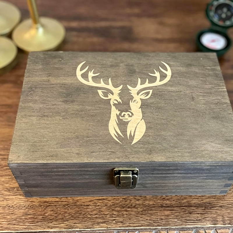 🔥New Hot Selling❤️‍🔥 Wooden Hunting Memory Box