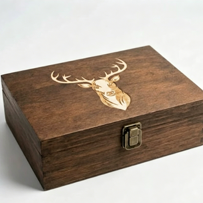 🔥New Hot Selling❤️‍🔥 Wooden Hunting Memory Box