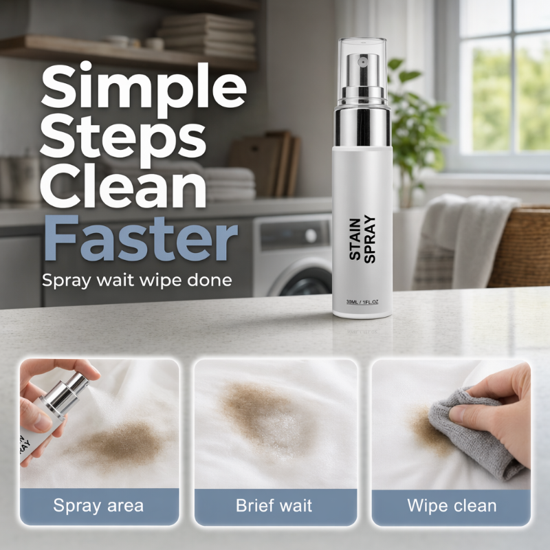 🔥 50% OFF Limited Sale🧽Stain Remover Spray for Clothing and Fabrics