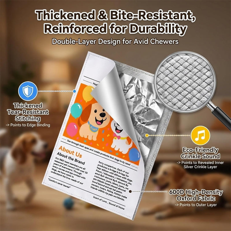 🥳2026 HOT SALE🥳💞Durable Newspaper Dog Chew Toy