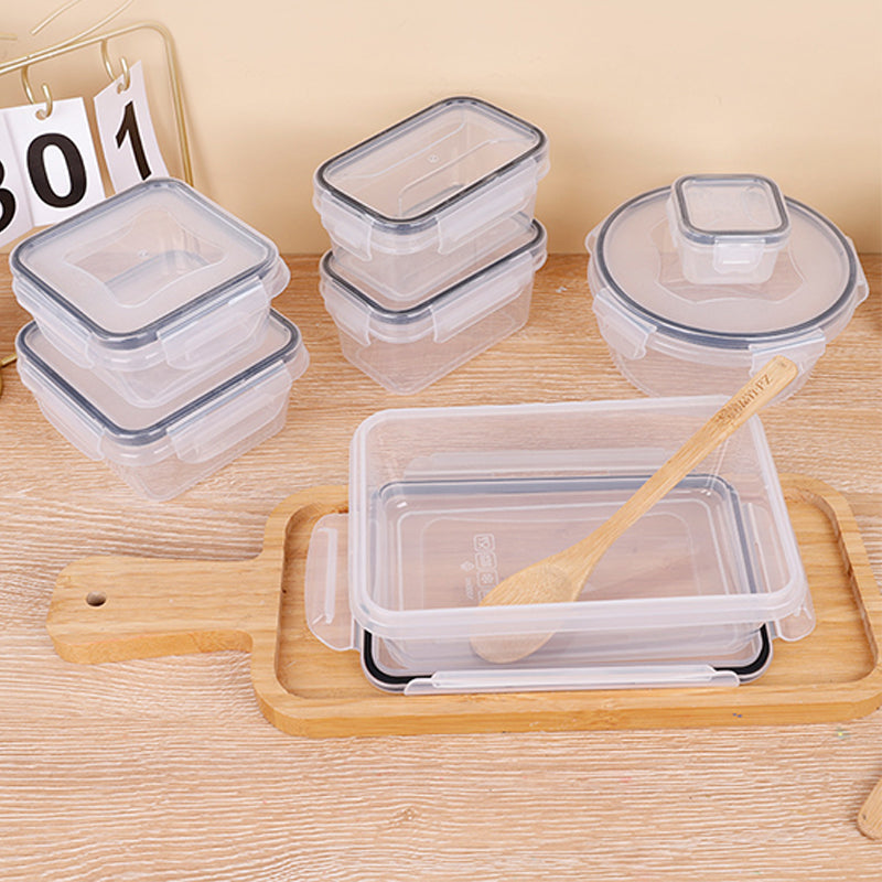 🍱 Food storage container set with lids – 12/16-piece set, ♻️ reusable – 💧 leak-proof, suitable for freezer ❄️, oven 🔥, microwave ⏲️ and dishwasher 🍽️