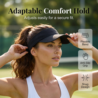 🥳2026 HOT SALE🥳💞50K+ SOLD!👒💨 50% OFF! 2‑in‑1 Visor Hat with Ponytail Wig – Instant wavy hair + sun protection. Open‑top keeps you cool. No more bad hair days! 🌞✨