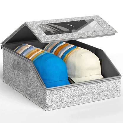 📢📢 50% OFF ⏰Stackable Hat Storage Box with Clear Window