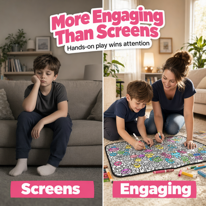 🥳2026 HOT SALE🥳💞Family Bonding DIY Drawing Blanket