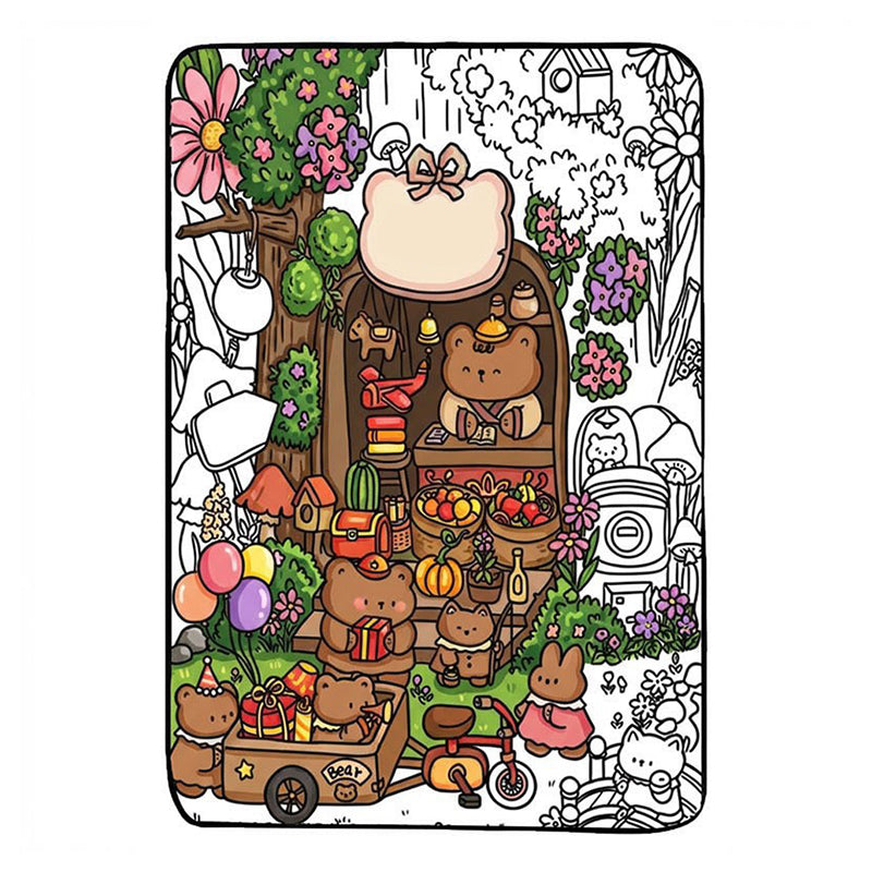 🥳2026 HOT SALE🥳💞Family Bonding DIY Drawing Blanket