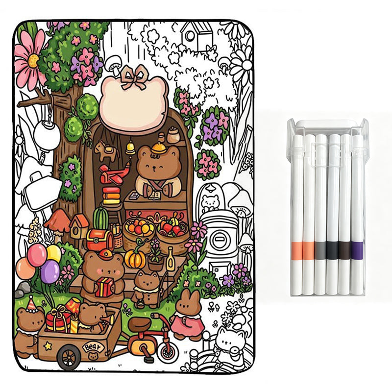 🥳2026 HOT SALE🥳💞Family Bonding DIY Drawing Blanket
