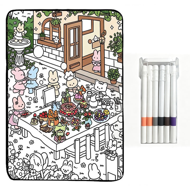 🥳2026 HOT SALE🥳💞Family Bonding DIY Drawing Blanket