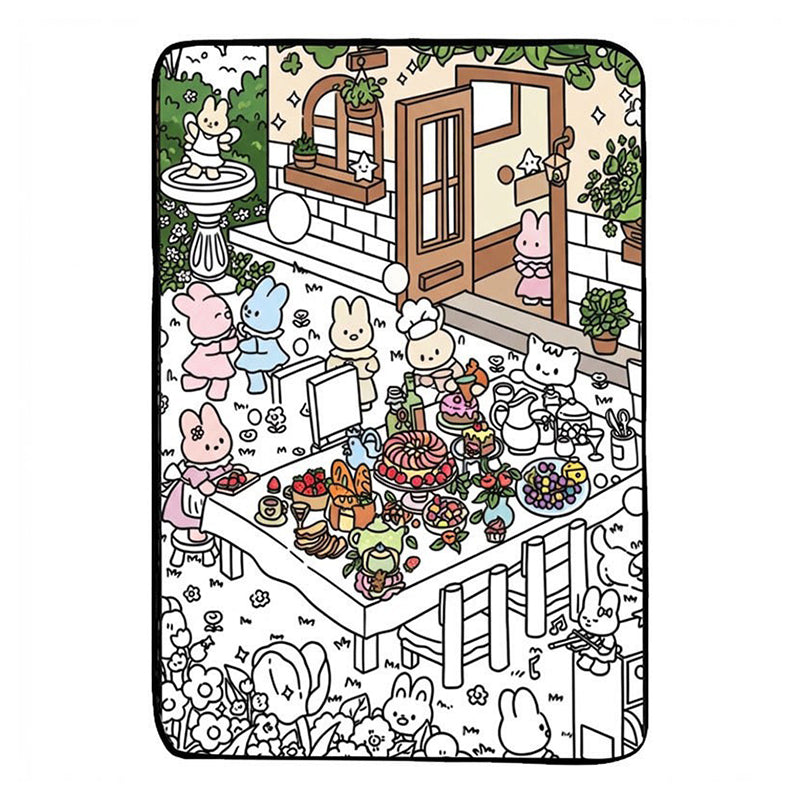 🥳2026 HOT SALE🥳💞Family Bonding DIY Drawing Blanket