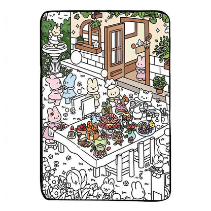 🥳2026 HOT SALE🥳💞Family Bonding DIY Drawing Blanket