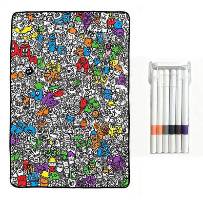 🥳2026 HOT SALE🥳💞Family Bonding DIY Drawing Blanket