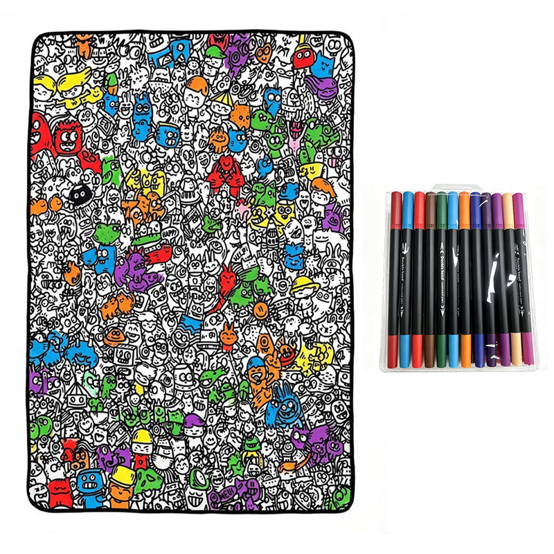 🥳2026 HOT SALE🥳💞Family Bonding DIY Drawing Blanket