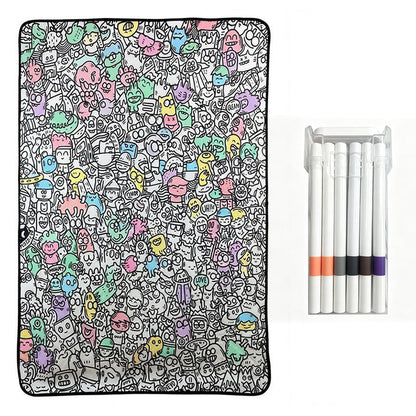 🥳2026 HOT SALE🥳💞Family Bonding DIY Drawing Blanket