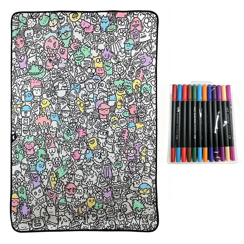 🥳2026 HOT SALE🥳💞Family Bonding DIY Drawing Blanket