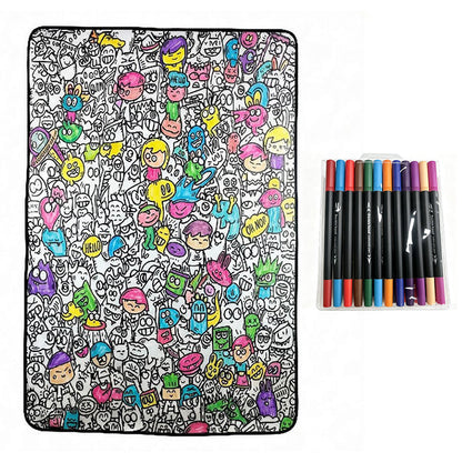 🥳2026 HOT SALE🥳💞Family Bonding DIY Drawing Blanket