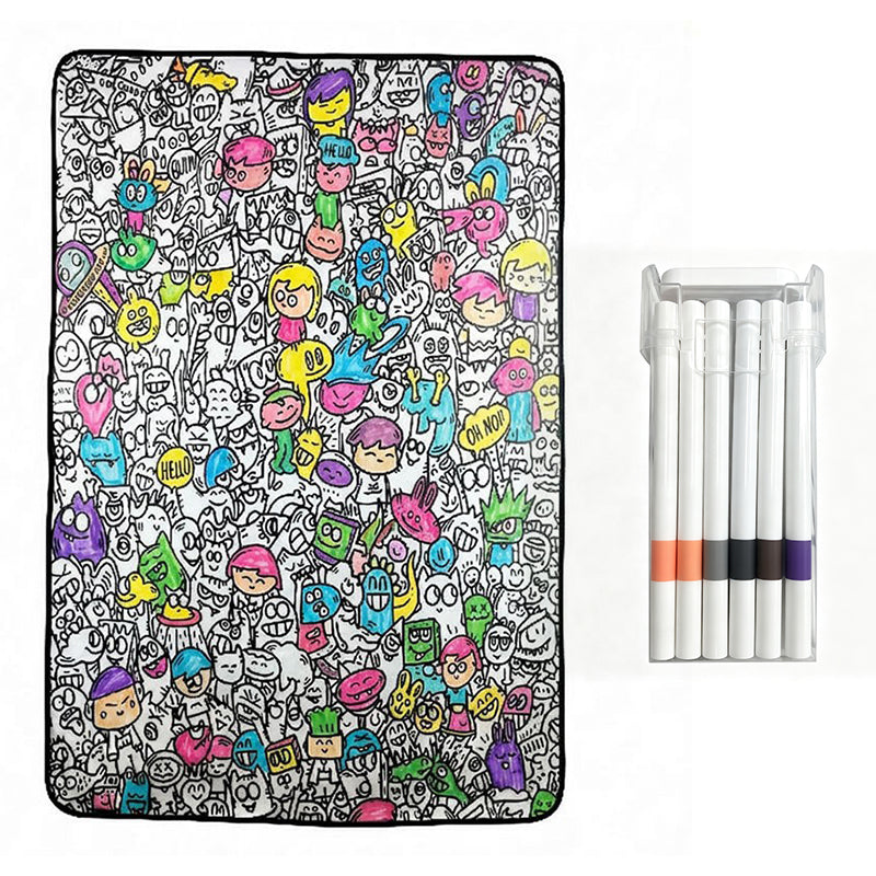 🥳2026 HOT SALE🥳💞Family Bonding DIY Drawing Blanket