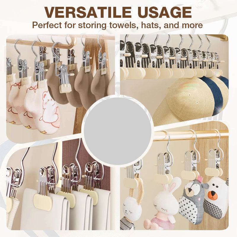 📢📢50% OFF !! ⏰Multi-functional Laundry Hooks with Clips