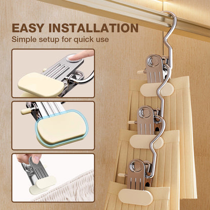 📢📢50% OFF !! ⏰Multi-functional Laundry Hooks with Clips