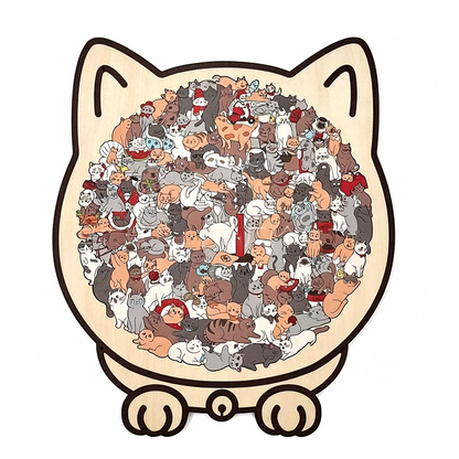 📢📢50% OFF !! ⏰Wooden Animal Stacking Puzzle
