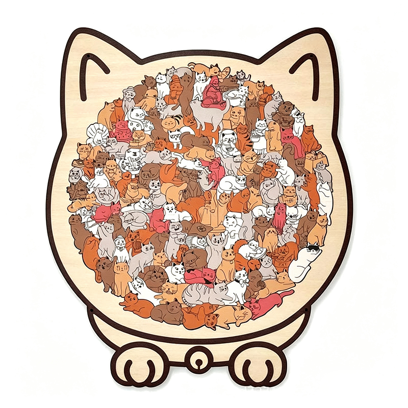📢📢50% OFF !! ⏰Wooden Animal Stacking Puzzle