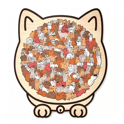 📢📢50% OFF !! ⏰Wooden Animal Stacking Puzzle