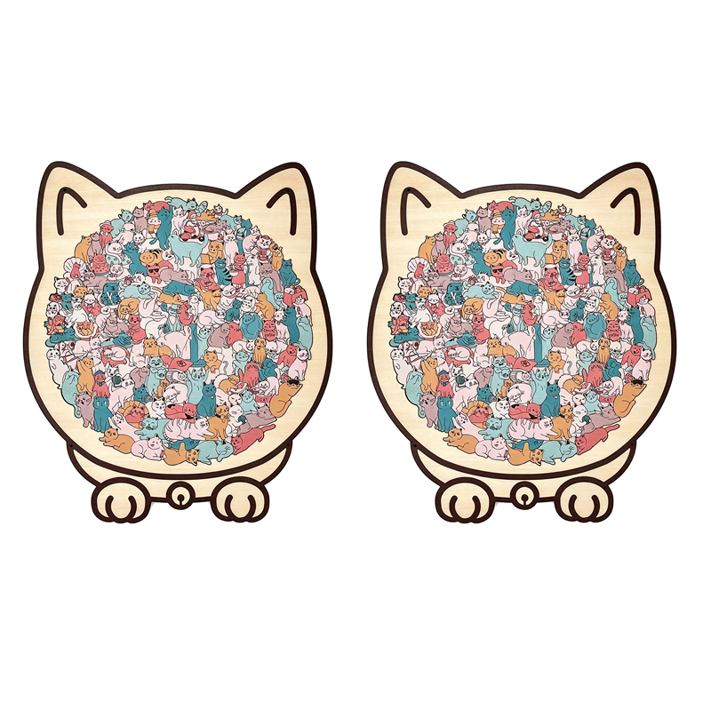 📢📢50% OFF !! ⏰Wooden Animal Stacking Puzzle