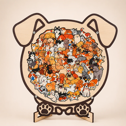 📢📢50% OFF !! ⏰Wooden Animal Stacking Puzzle