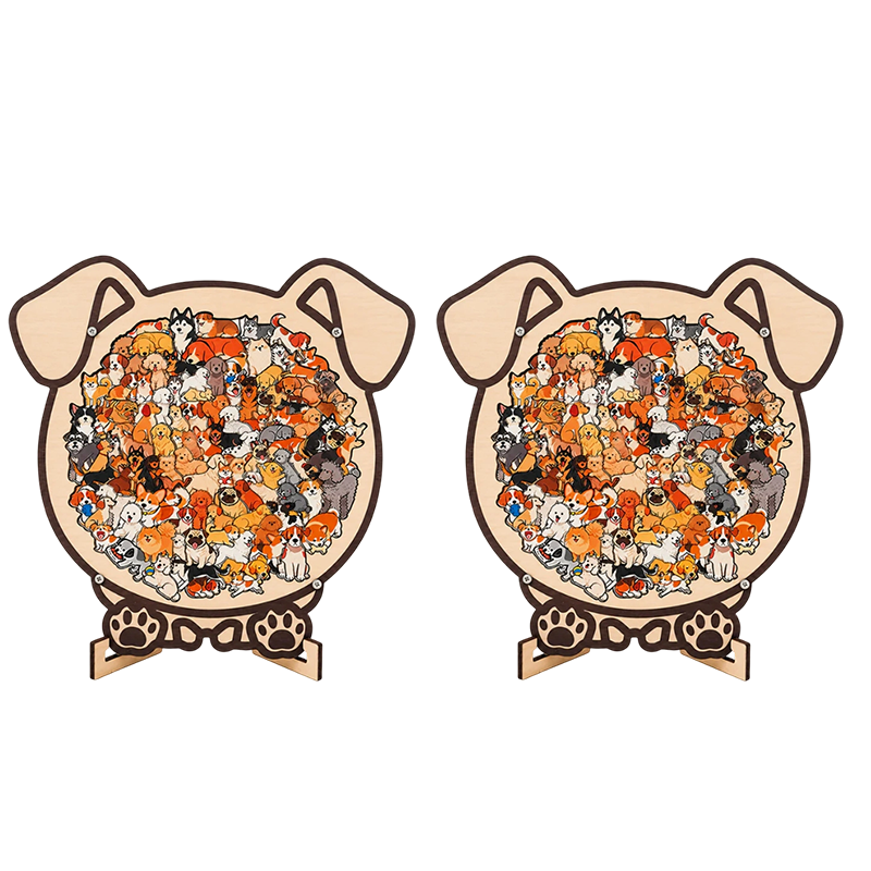📢📢50% OFF !! ⏰Wooden Animal Stacking Puzzle