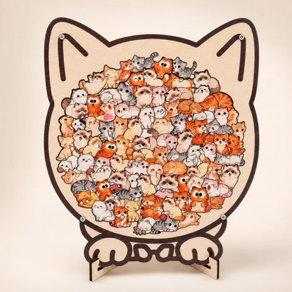📢📢50% OFF !! ⏰Wooden Animal Stacking Puzzle