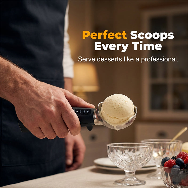 🥳2026 HOT SALE🥳💞50K+ SOLD!✨Electric Heated Ice Cream Scoop