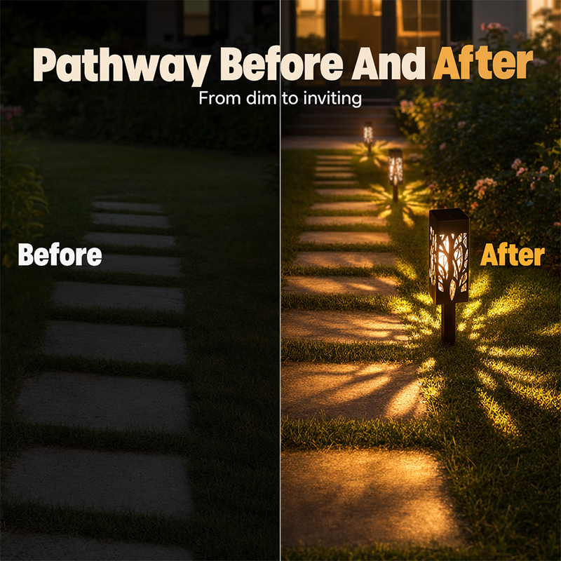 📢📢50% OFF !! ⏰Waterproof Solar Garden Stake Lights