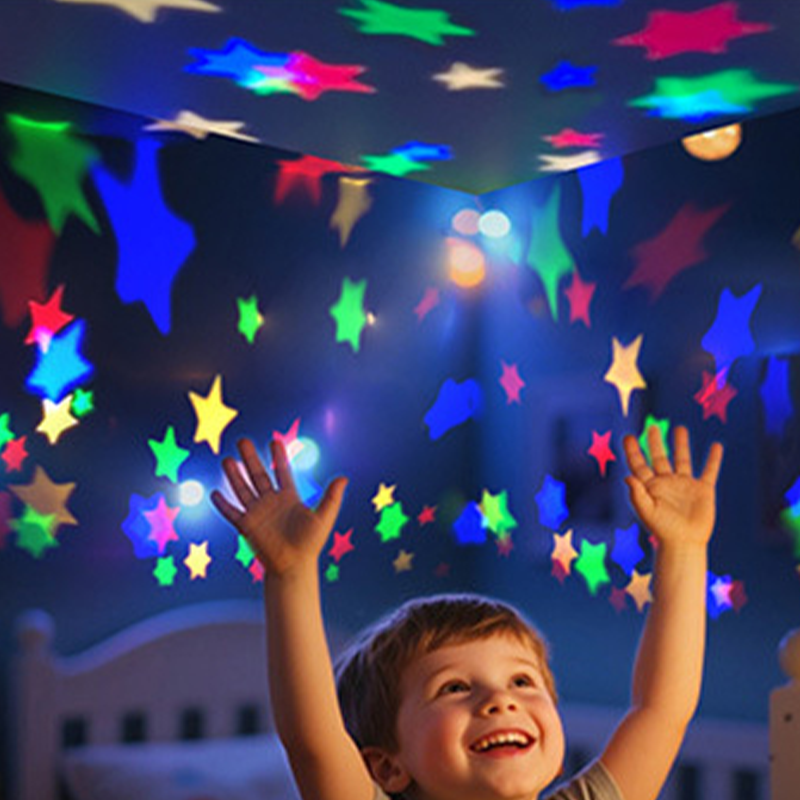 📢📢50% OFF !! ⏰2-in-1 Galaxy Projector Night Light with Projection Films
