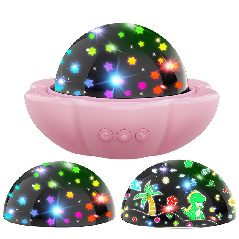 📢📢50% OFF !! ⏰2-in-1 Galaxy Projector Night Light with Projection Films