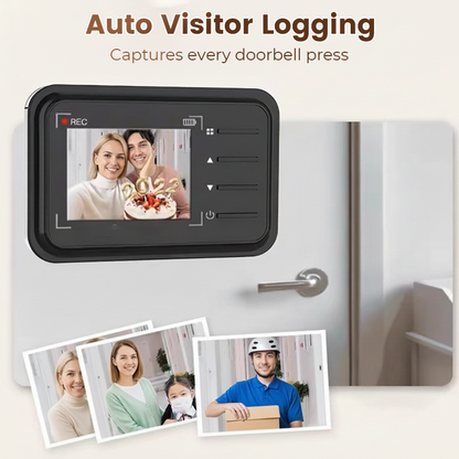 ⏳Limited-time 49% Off⏰120° Wide-Angle LCD Screen Digital Video Doorbell