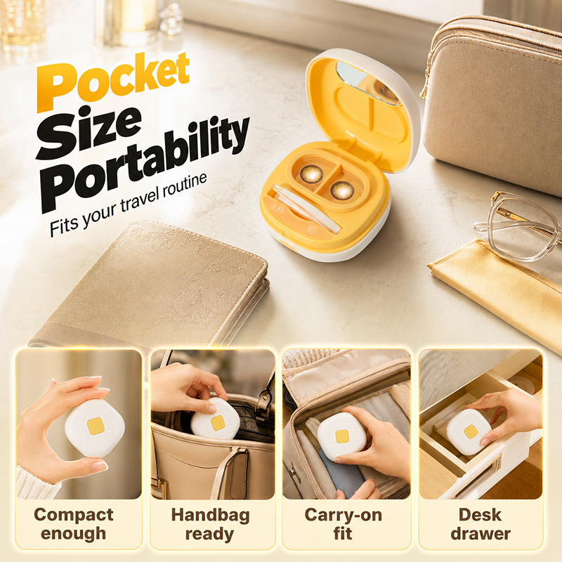 🥳2026 HOT SALE🥳💞50K+ SOLD!👁️🌀 50% OFF! Portable Sonic Contact Lens Cleaner – Deep cleans with ultrasonic vibration. Rechargeable, one‑touch, pocket‑sized. Fresh lenses everyday! ✨🔋