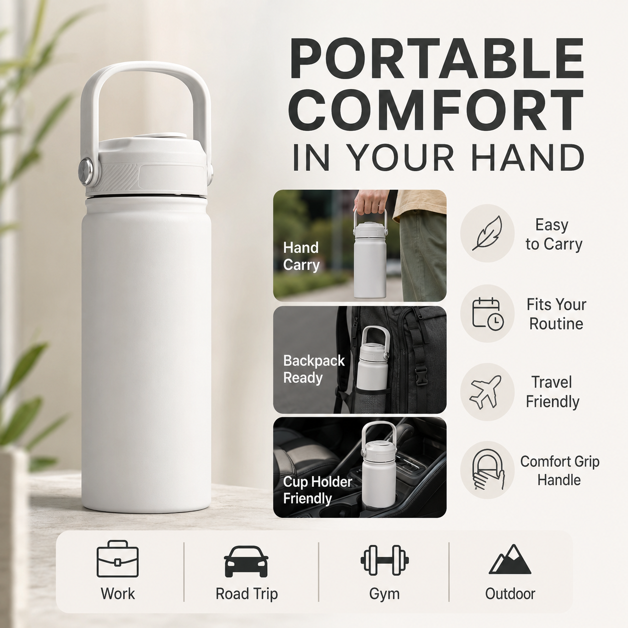 📢📢50% OFF !! ⏰Premium Stainless Steel Insulated Tumbler
